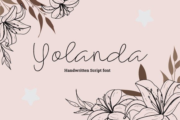 Yolanda Font Poster 1