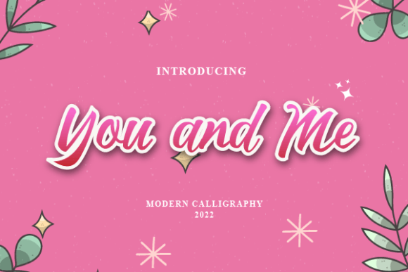 You and Me Font