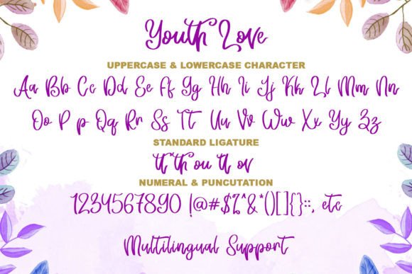 Youth Love Font Poster 6
