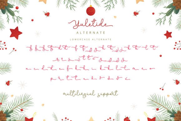 Yuletide Font Poster 11