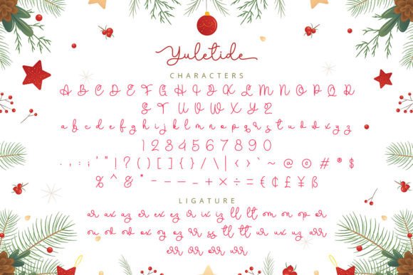 Yuletide Font Poster 9