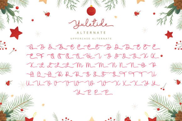 Yuletide Font Poster 10