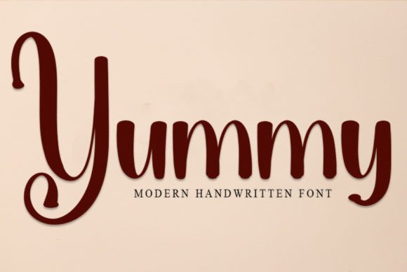 Yummy Font Poster 1