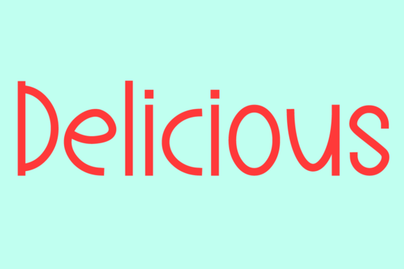 Yummy Font Poster 3