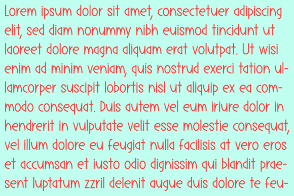 Yummy Font Poster 4