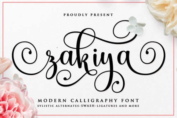 Zakiya Font Poster 1