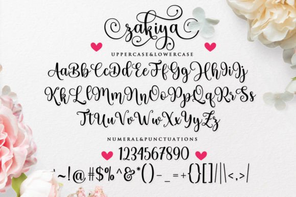 Zakiya Font Poster 7