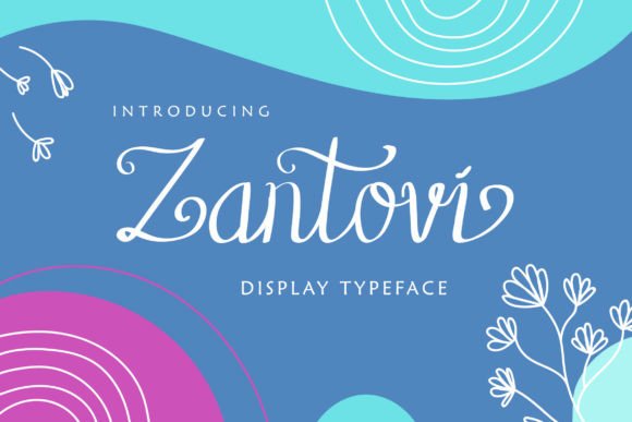 Zantovi Font Poster 1