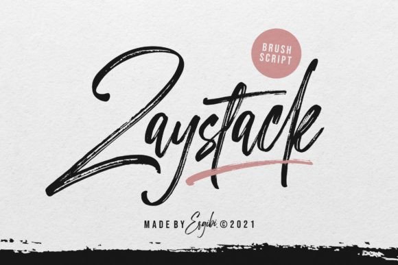 Zaystack Font Poster 1