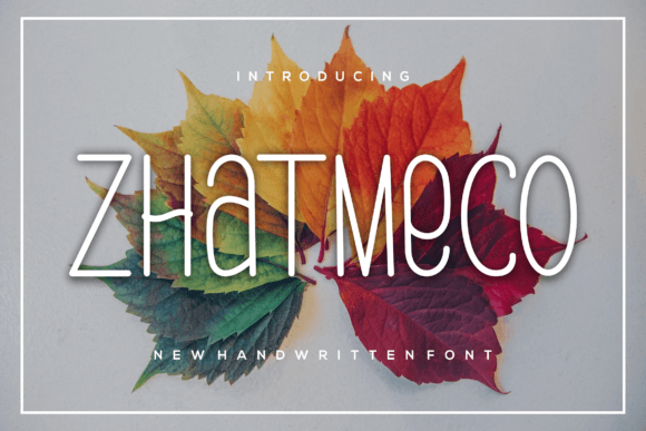 Zhatmeco Font Poster 1