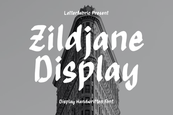 Zildjane Display Font Poster 1