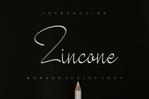 Zincone Font Poster 1