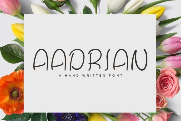 Aadrian Font Poster 1