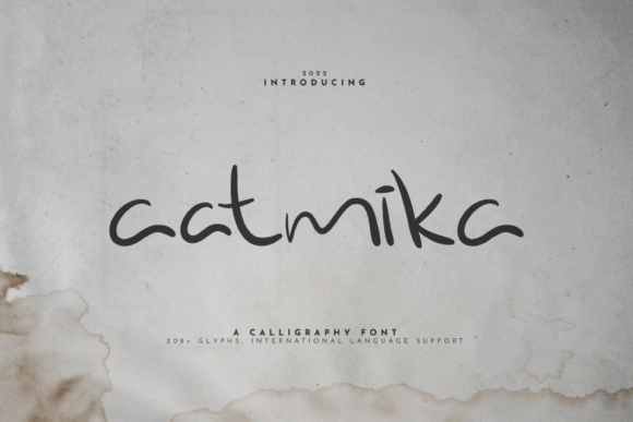 Aatmika Font Poster 1