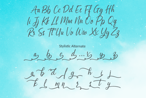 Abellaice Font Poster 8