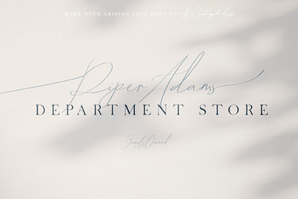 Abiding Love Font Poster 13