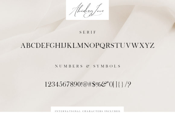 Abiding Love Font Poster 5