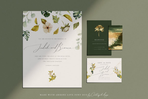 Abiding Love Font Poster 6