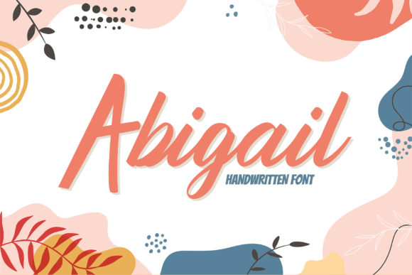 Abigail Font Poster 1