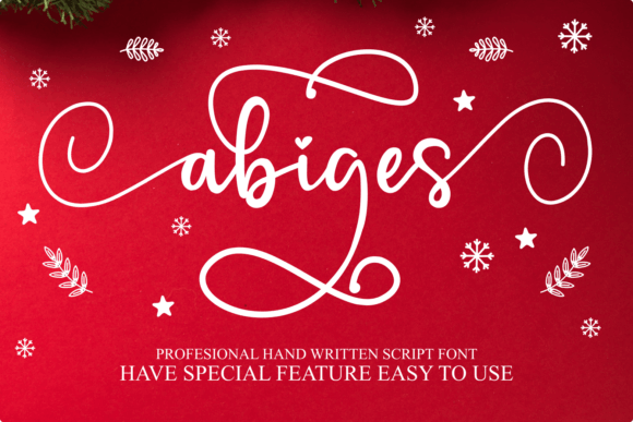 Abiges Font Poster 1