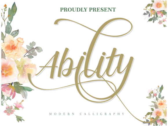 Ability Font Poster 1