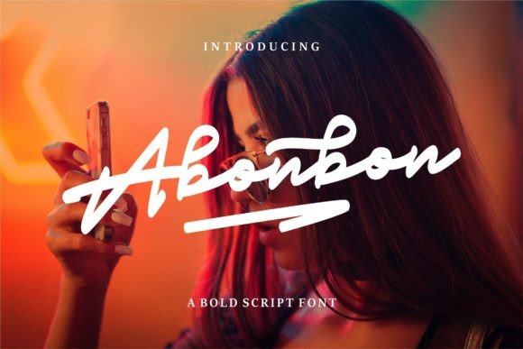 Abonbon Font Poster 1