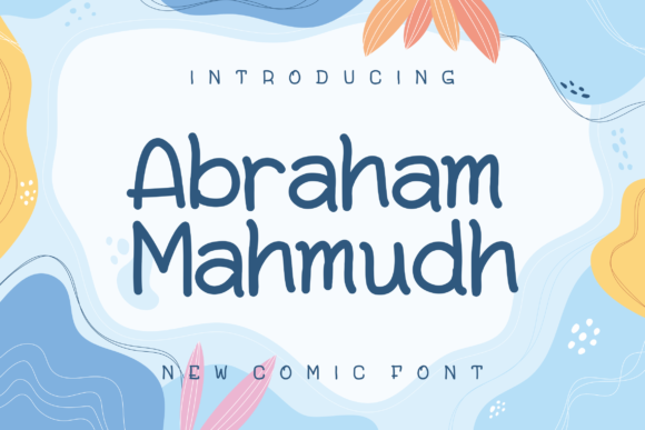 Abraham Mahmudh Font Poster 1