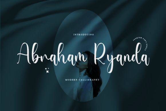 Abraham Ryanda Font Poster 1