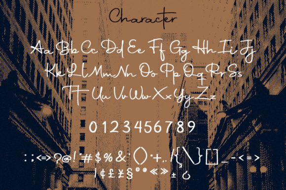Abretha Font Poster 7