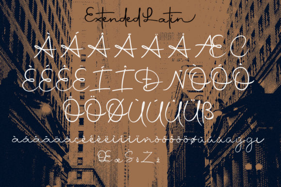 Abretha Font Poster 9