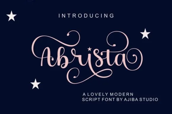 Abrista Font Abrista Font Poster 1
