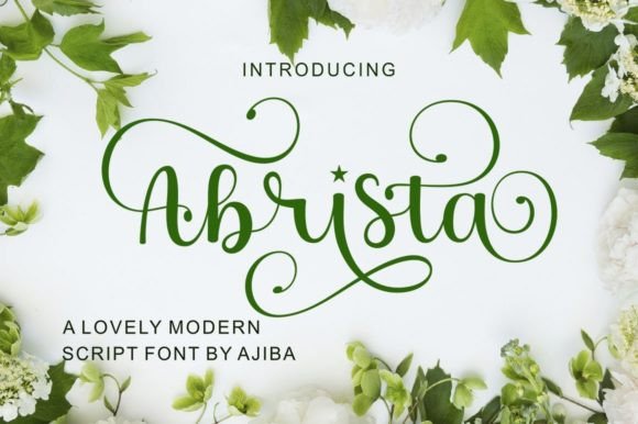 Abrista Font Poster 12