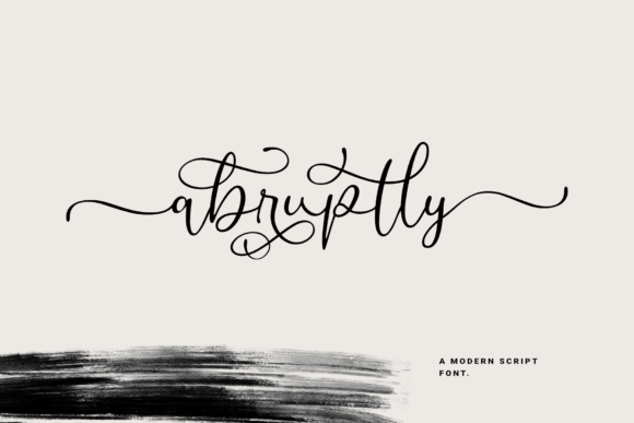 Abruptly Font