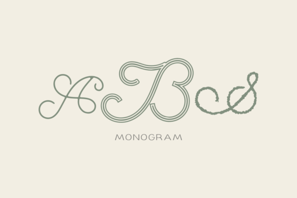 ABS Monogram Font
