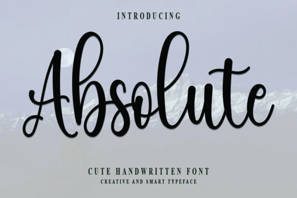 Absolute Font Poster 1