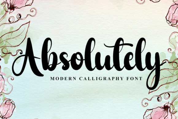 Absolutely Font Poster 1