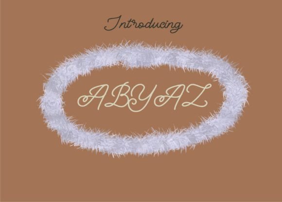 Abyaz Font Poster 1