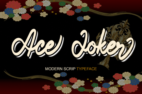 Ace Joker Font Ace Joker Font Poster 1