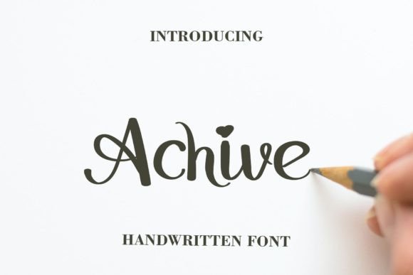 Achive Font Poster 1