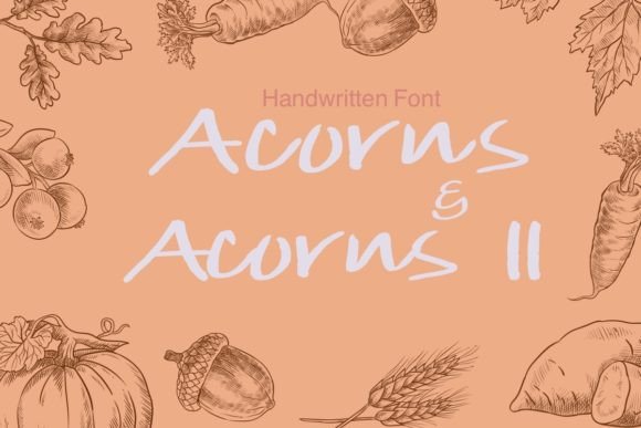 Acorns Font Poster 1