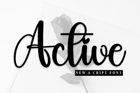 Active Font Poster 1