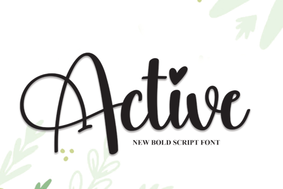 Active Font Poster 1