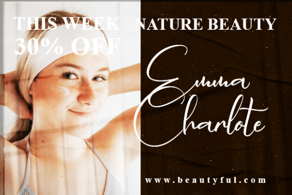 Adaline Gabriela Font Poster 6