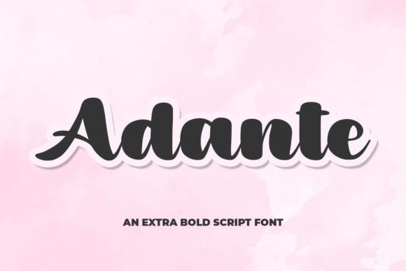 Adante Font Poster 1