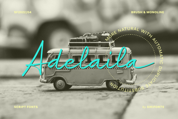 Adelaila Font Poster 2