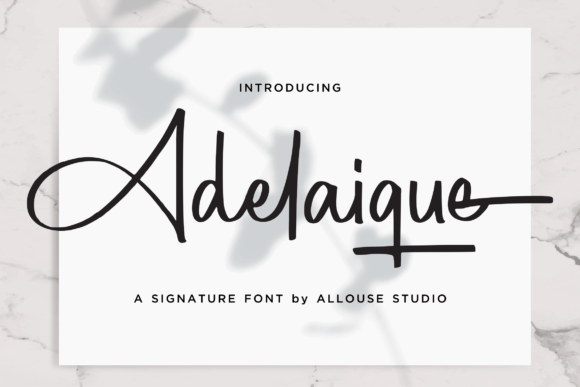 Adelaique Font Poster 1