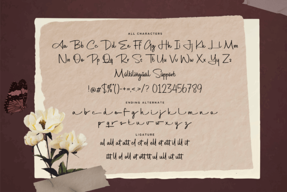 Adelaique Font Poster 9