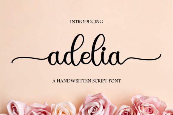 Adelia Font Poster 1