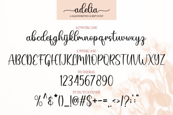 Adelia Font Poster 6