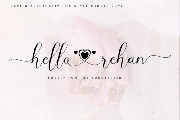 Adelia Rehan Font Poster 10